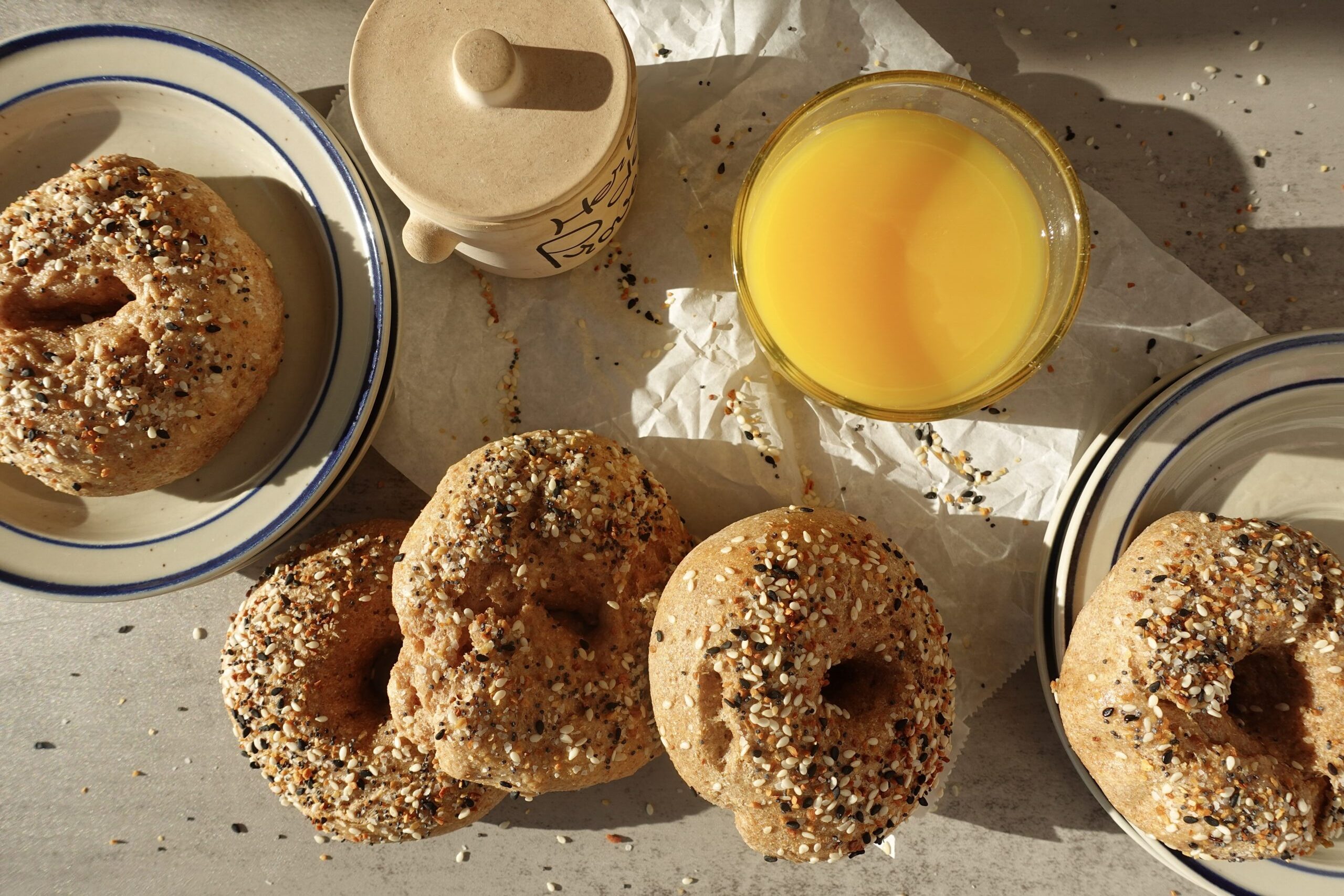 Greek Yogurt Bagels