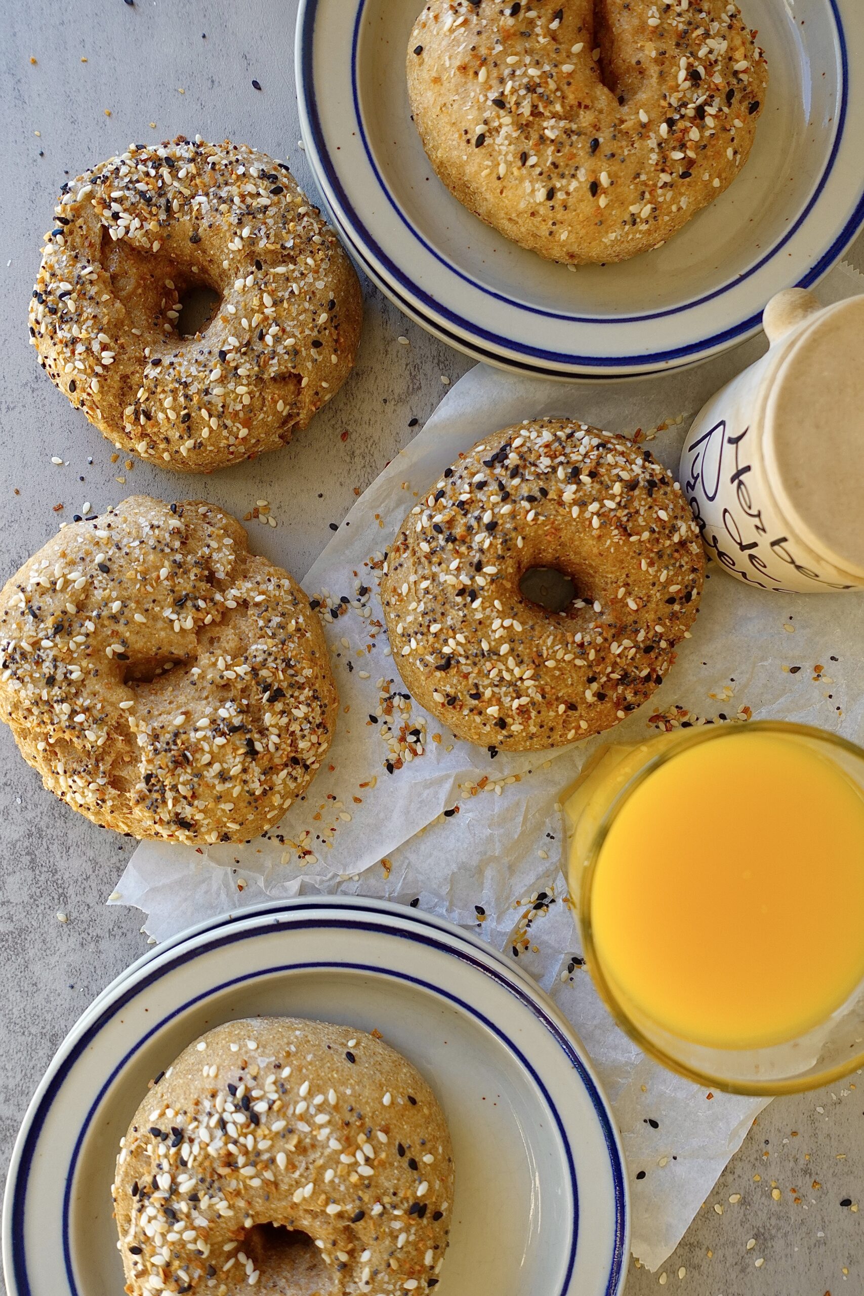 Greek Yogurt Bagels