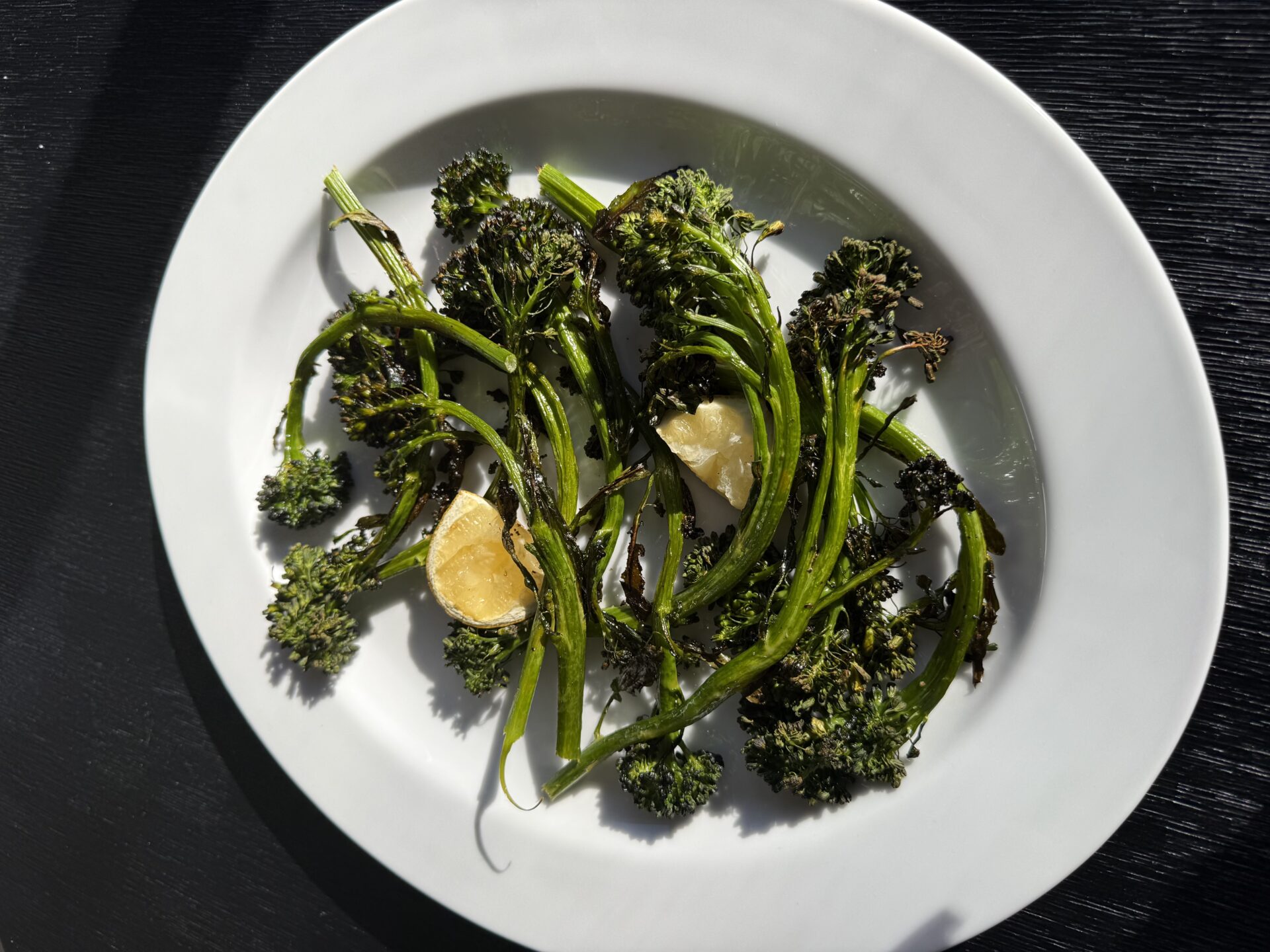 lemon roasted broccolini