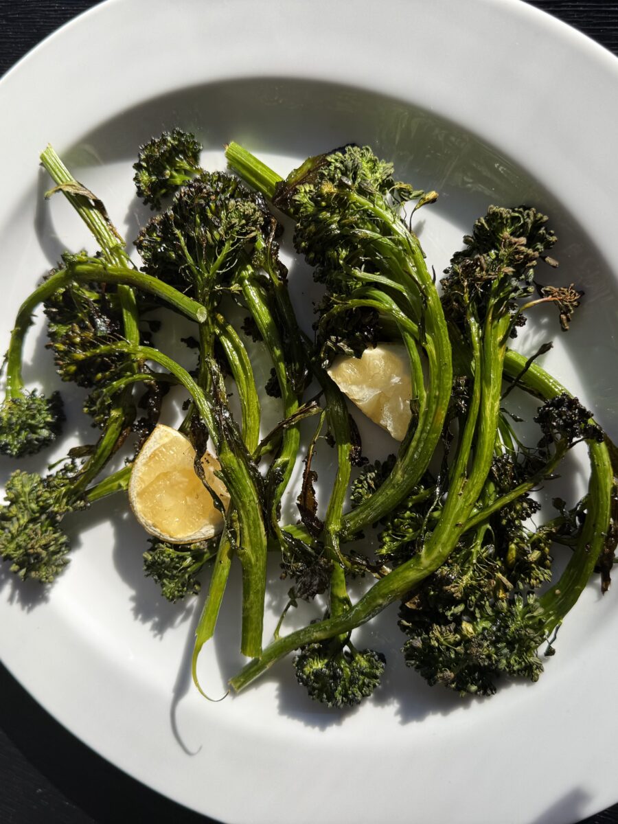 lemon roasted broccolini